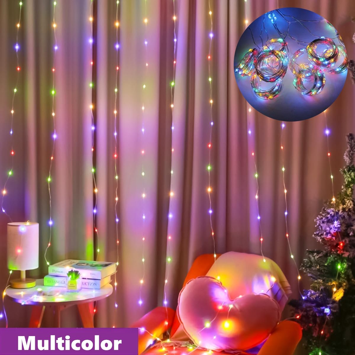 🎄Christmas Sale 49% OFF🔥LED Curtain Fairy Lights