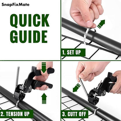 🔥HOT SALE 50% OFF-🛠️ DAFONSO Stainless Steel Zip Tie Kit with Tensioning Tool