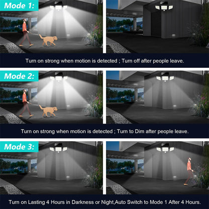 Solar Outdoor Lights with Remote Control