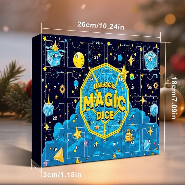 🔥LAST DAY 49% OFF - 🎄🎲2025 Christmas Dice Advent Calendar