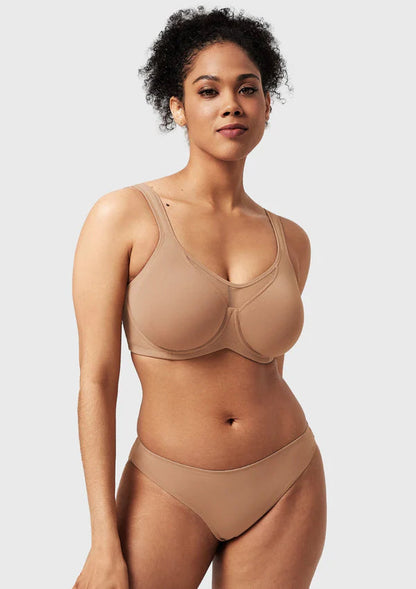 💥Black Friday Sale: Up to 49% Off 🔥Smoothing Unlined Minimizer Underwire Bra