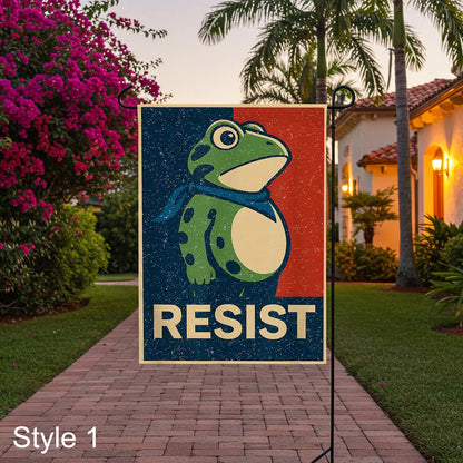 💥Last day 45% OFF💥Portland Frog Protest Garden Flag🐸