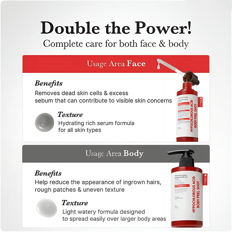 🔥Get yours 50% off today!🔥-New Peel Shot Glow Rice Ampoule Duo 2.0