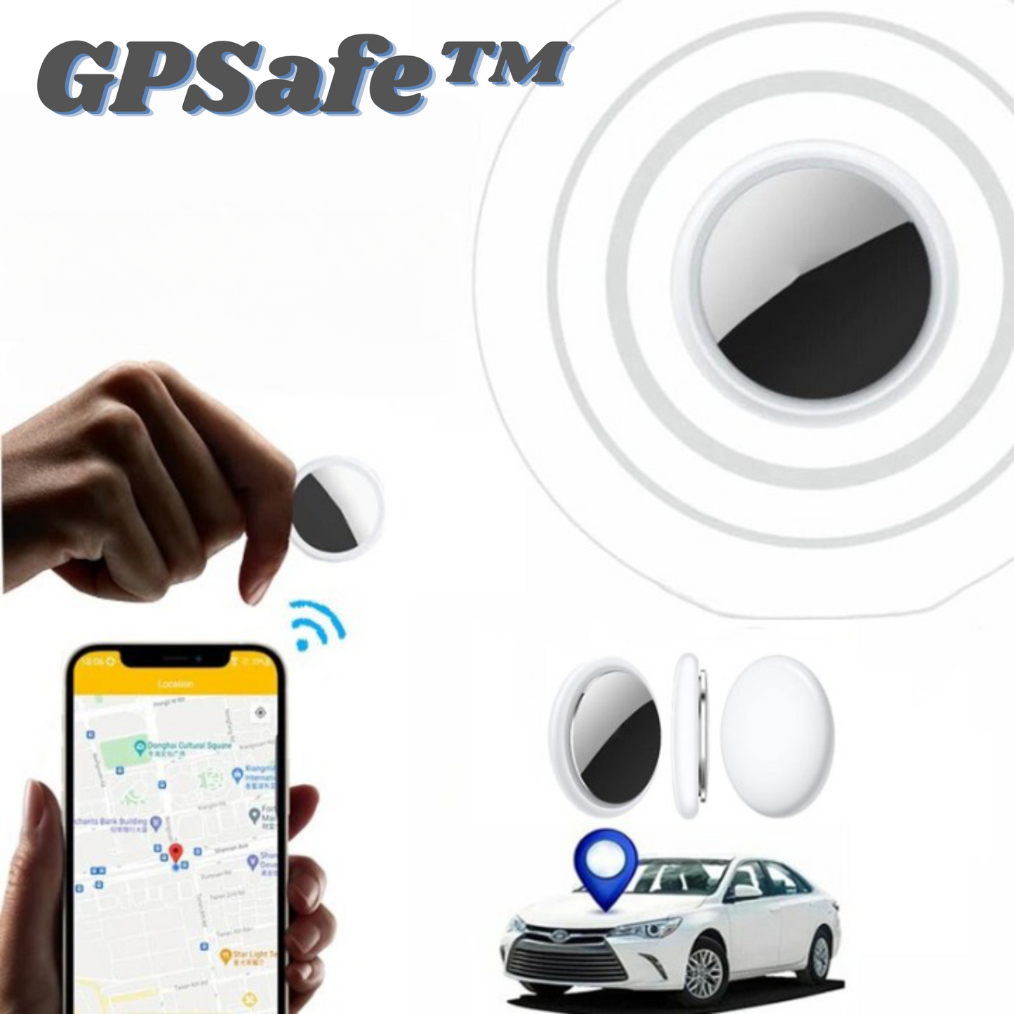 GPSafe™️ I Mini GPS tracking device (1+1 FREE)