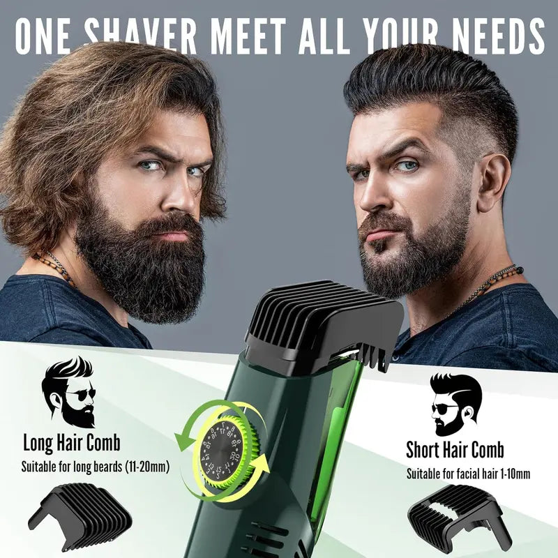 🔥Get yours 50% off today!🔥-Vacuum Beard Trimmer for Men - No-Mess Beard Trimmer That Keeps Your Sink Clean