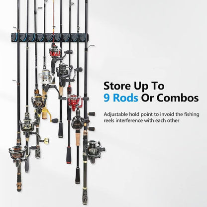 🔥Wall Mounted Fishing Rod Rack