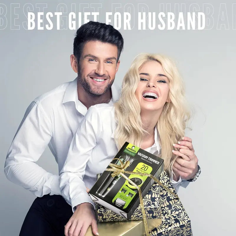 🔥Get yours 50% off today!🔥-Vacuum Beard Trimmer for Men - No-Mess Beard Trimmer That Keeps Your Sink Clean