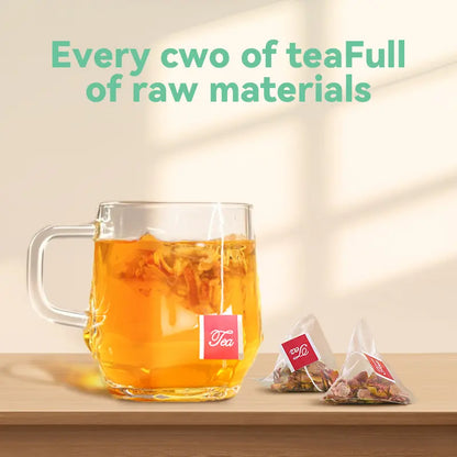 Kreain Nature 1 Chicory and Gardenia Herbal Tea Ready to Eat Convenient Beautify & Nourish | Orange Peel & Chrysanthemum –Cool Relief from Heat| 12 Tea Bags Healthy Vegan