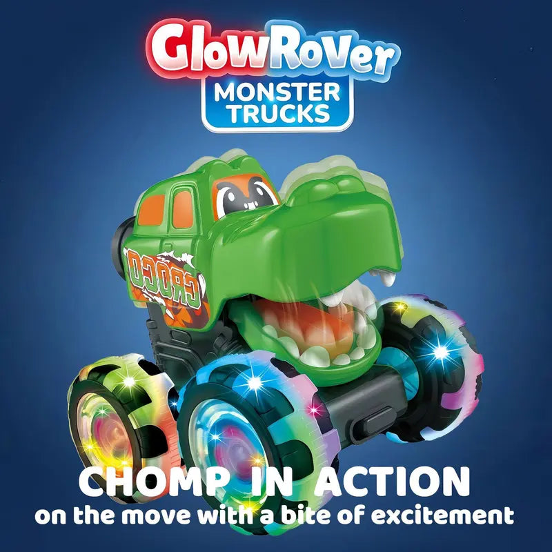 Toys for Kids Monster Truck Toy, Motion Activated Light-Up Cars, Press & Go Cars for Boys Girls, Christmas Gifts for Kids Baby Toy Present