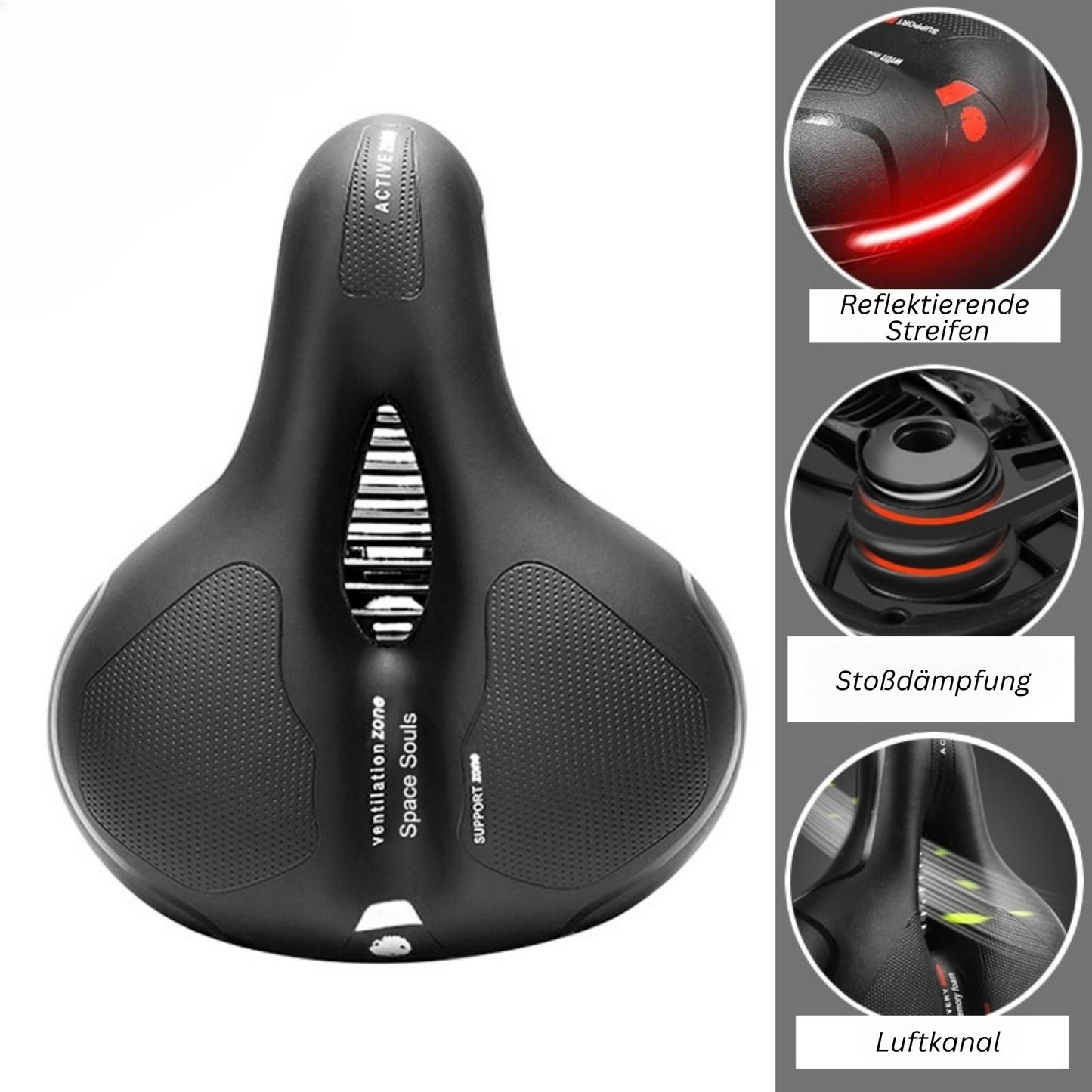 CloudRide™️ I Breathable hollow bicycle saddle