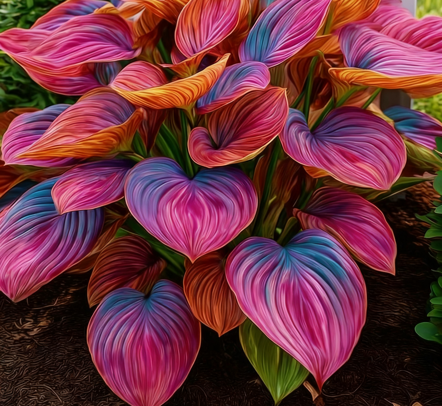 🔥🌌 Glow-in-the-Dark Garden Magic: 🌌Hosta Seeds Perennial Shade Plant