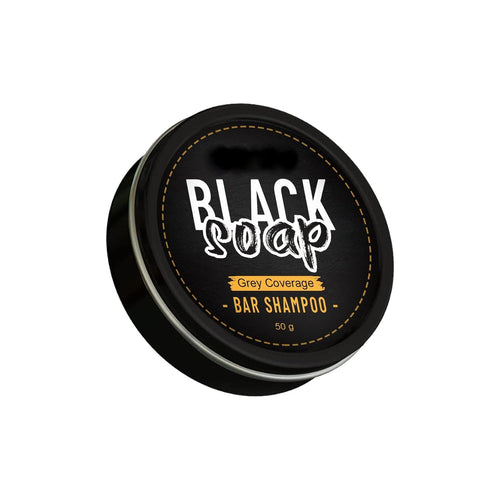 Premium Black Soap Bar Shampoo for Hair & Beard