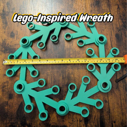 🎄Christmas 3D Printed Blocks Wreath ✨