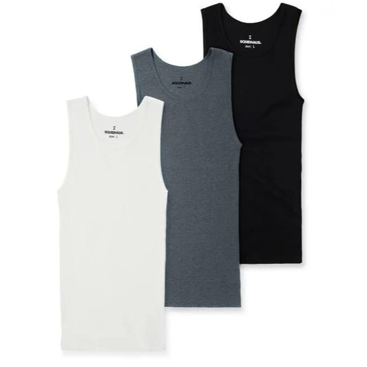 🎽🔥Haus | Premium Ultra-Soft Cotton Fitted Tank 3 Pack