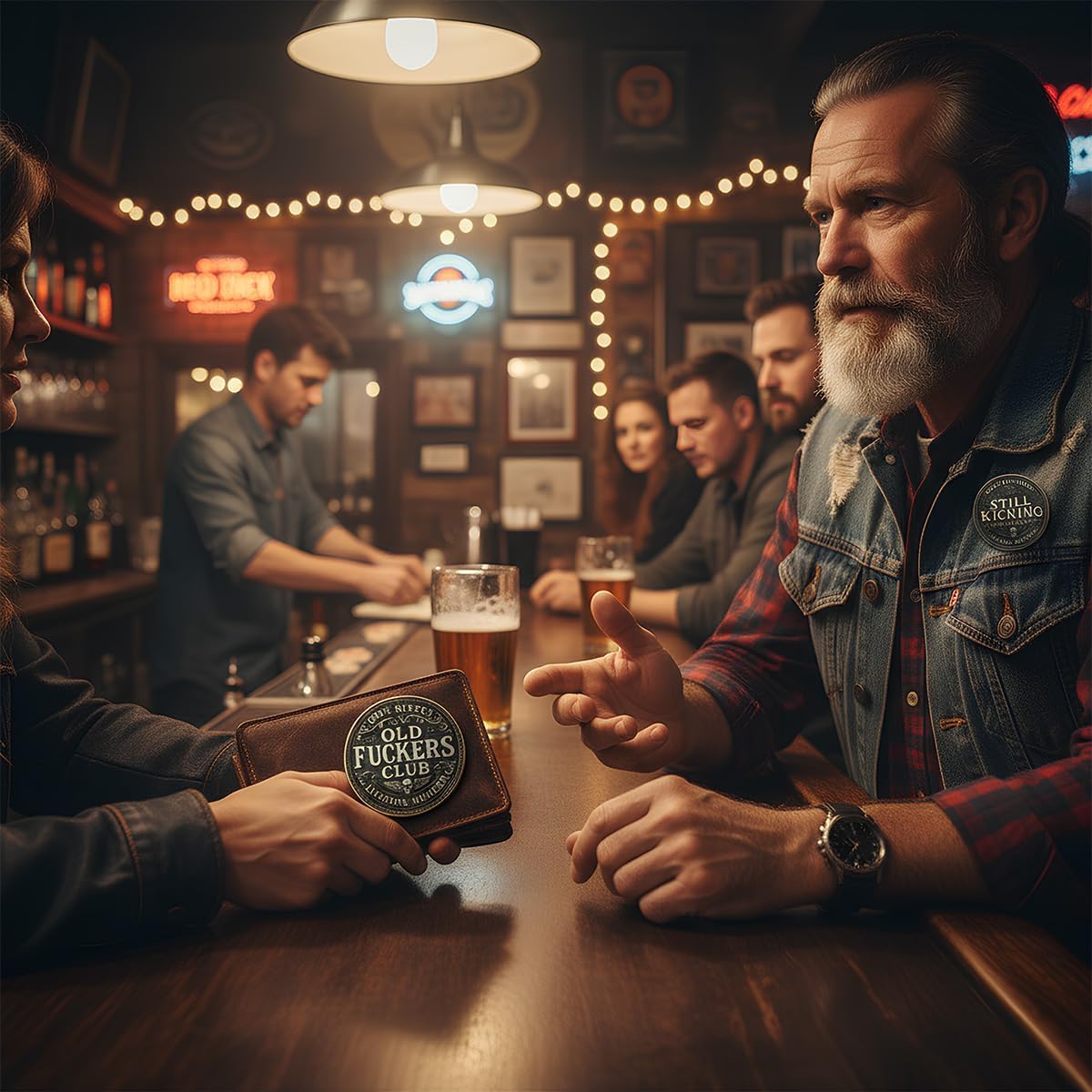 🏆Flash Sale 60% OFF - Old F*ckers Club – Lifetime Member Coin