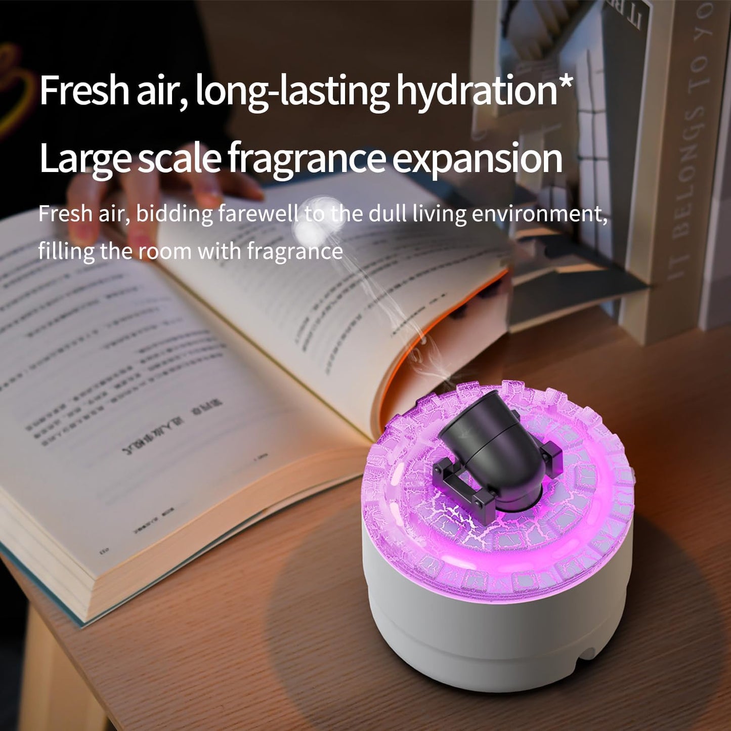 Creative cannon-shaped fragrance machine, water oxygen machine and humidifier