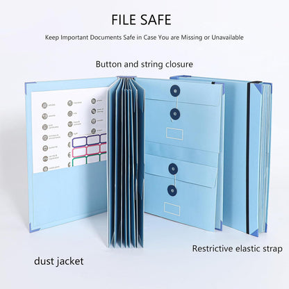 Last Day 49% OFF🔥Accordion File Organizer Manila Pocket Document Folder