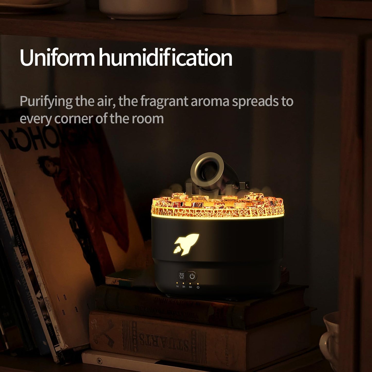 Creative cannon-shaped fragrance machine, water oxygen machine and humidifier