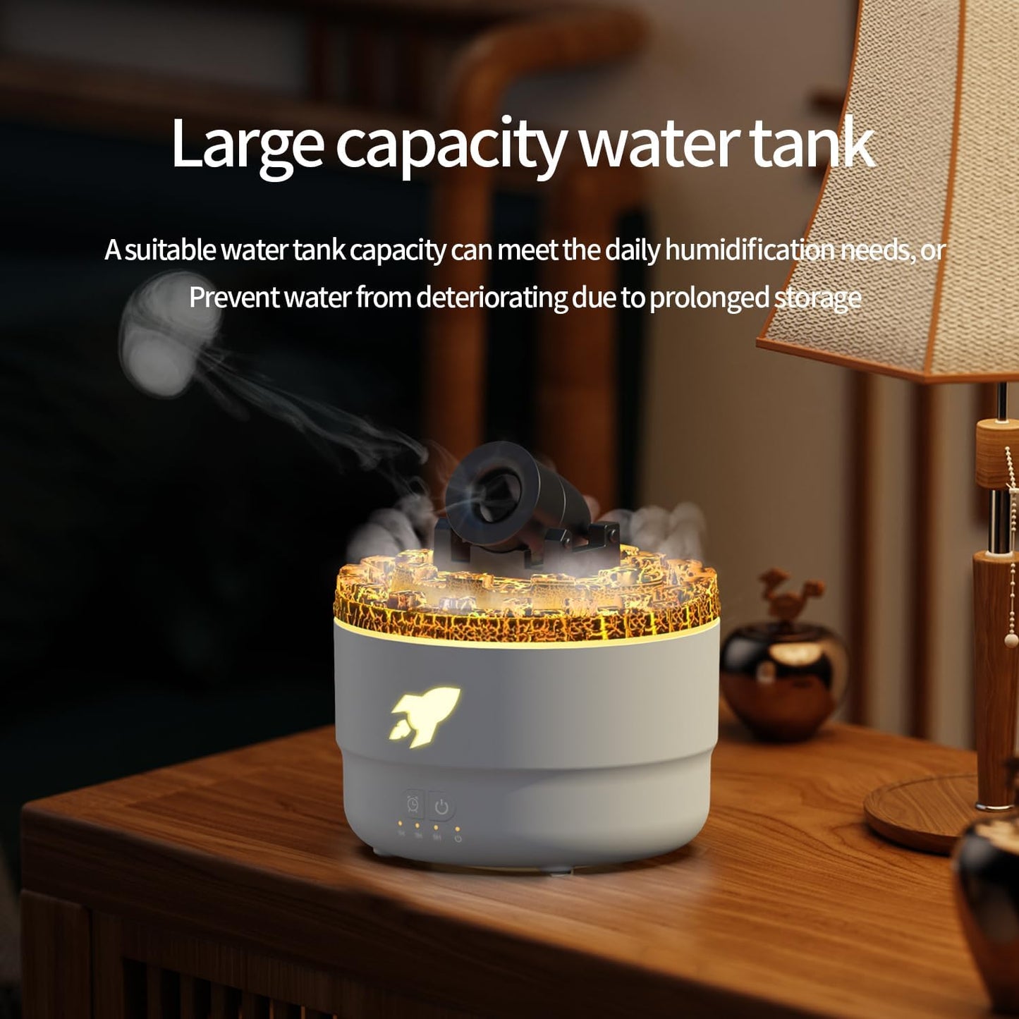 Creative cannon-shaped fragrance machine, water oxygen machine and humidifier