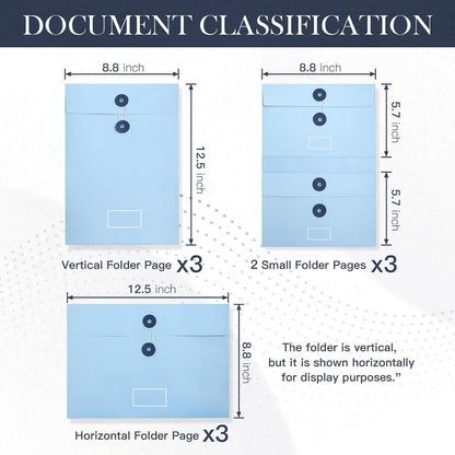 Last Day 49% OFF🔥Accordion File Organizer Manila Pocket Document Folder