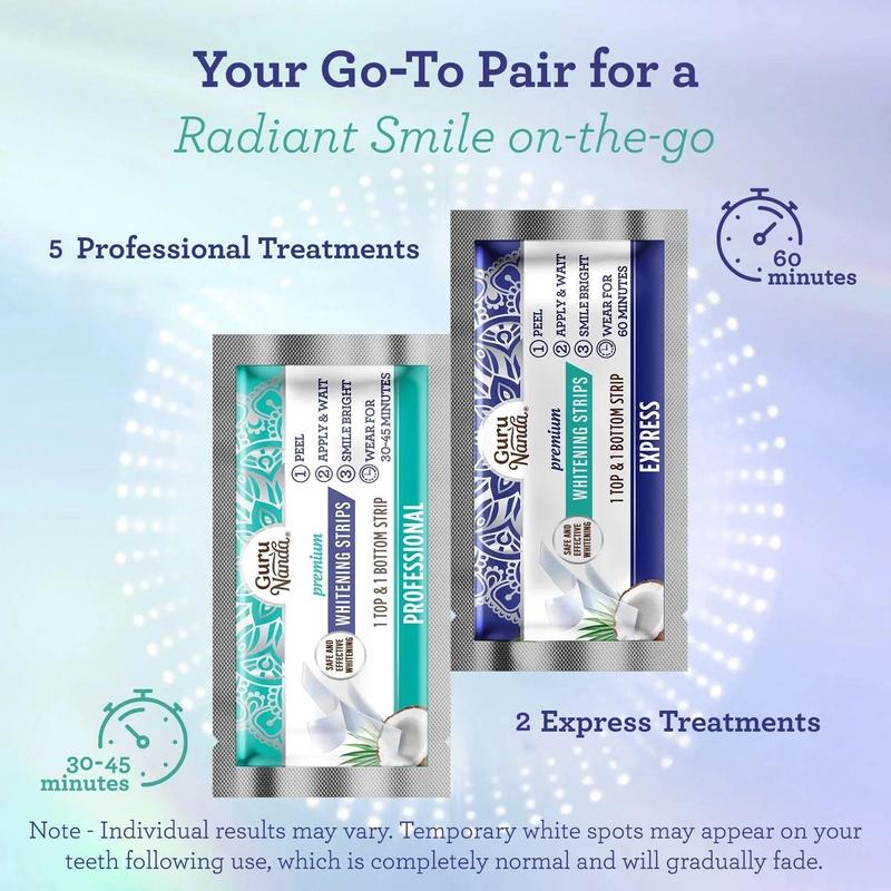 GuruNanda Teeth Whitening Strips（Currently on sale with a 30% discount.）