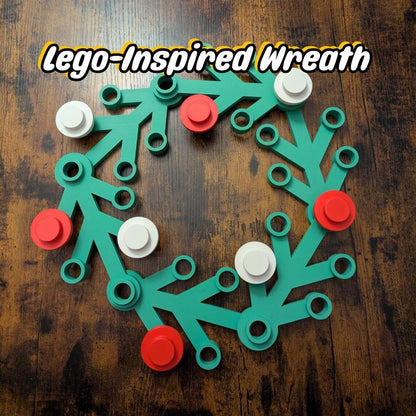 🎄Christmas 3D Printed Blocks Wreath ✨