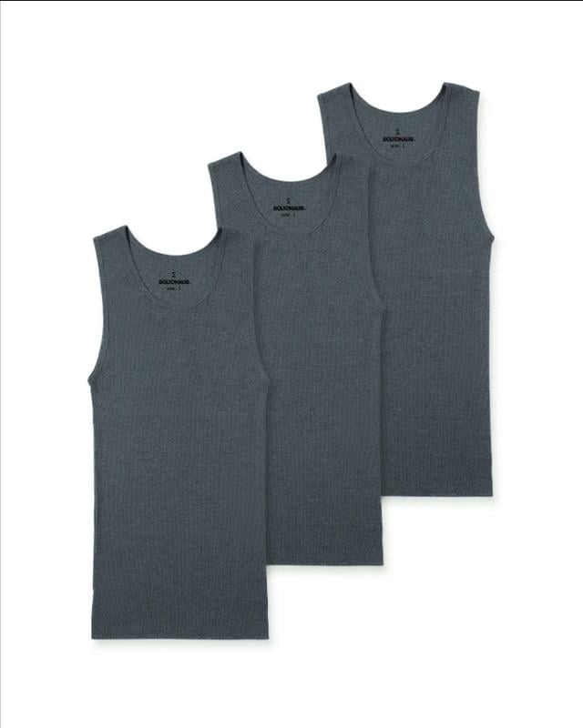 🎽🔥Haus | Premium Ultra-Soft Cotton Fitted Tank 3 Pack