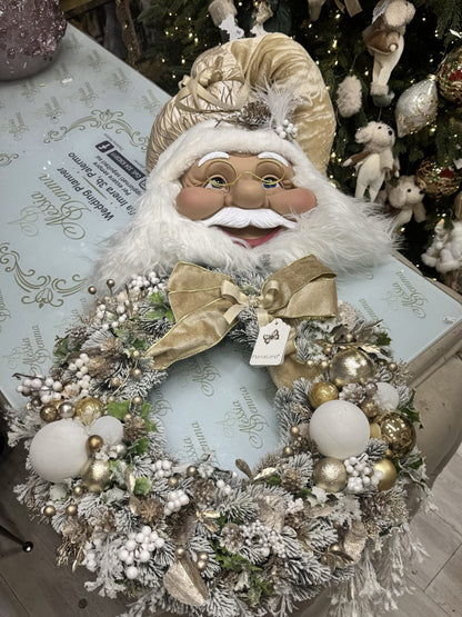 Santa Face Wreath