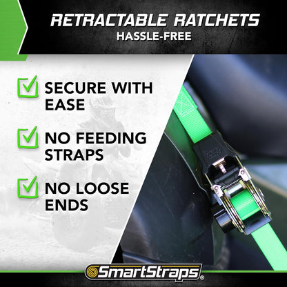🎁 Limited Time – Upgraded 2025 Retractable Ratchet Strap (Perfect Gift for Men💙)
