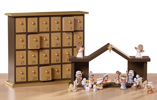 Precious Moments, Nativity Advent Calendar