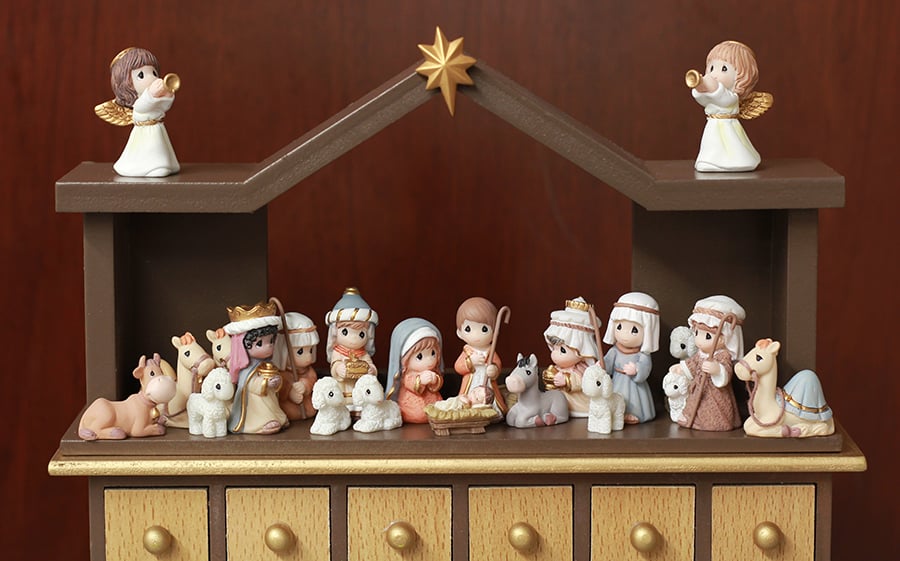 Precious Moments, Nativity Advent Calendar