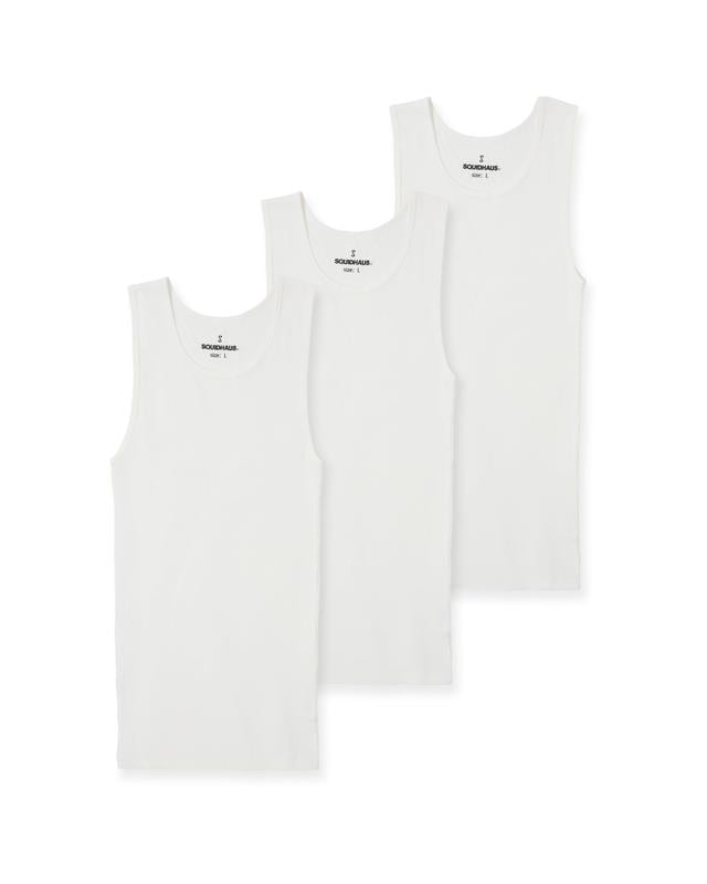 🎽🔥Haus | Premium Ultra-Soft Cotton Fitted Tank 3 Pack