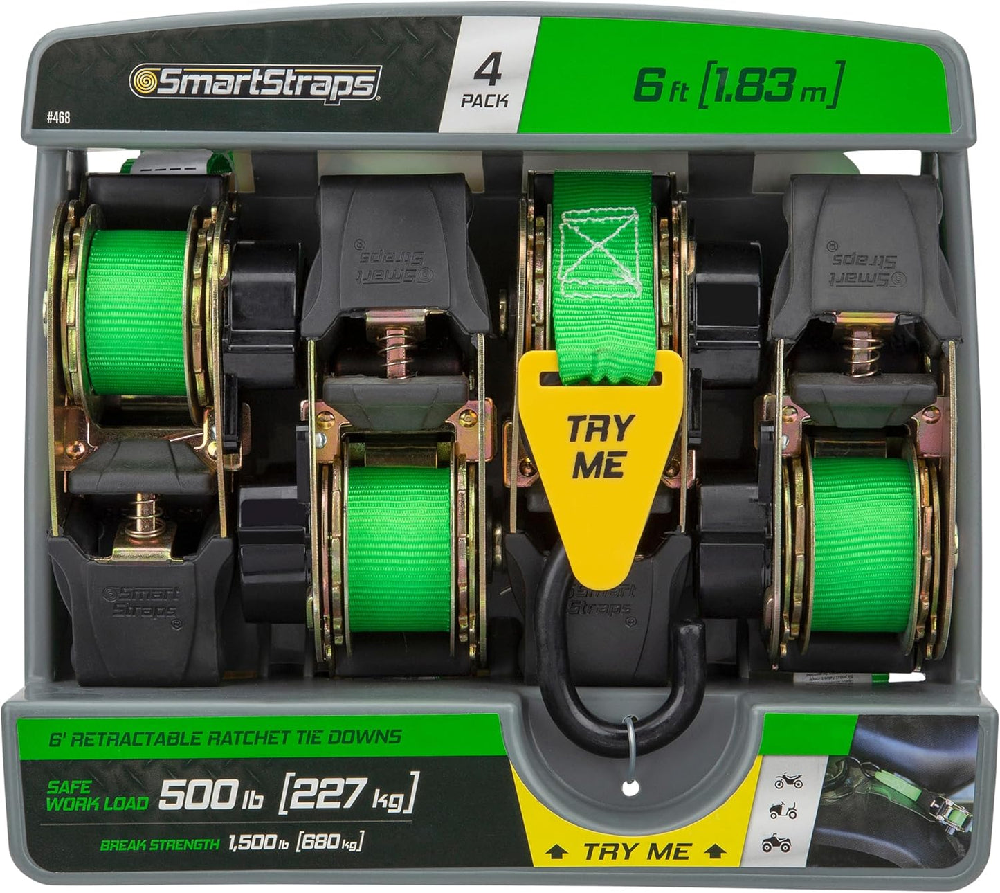 🎁 Limited Time – Upgraded 2025 Retractable Ratchet Strap (Perfect Gift for Men💙)