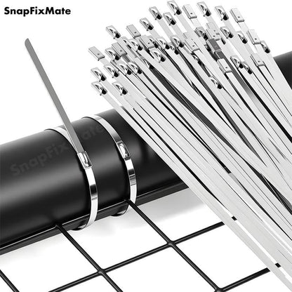 🔥HOT SALE 50% OFF-🛠️ DAFONSO Stainless Steel Zip Tie Kit with Tensioning Tool