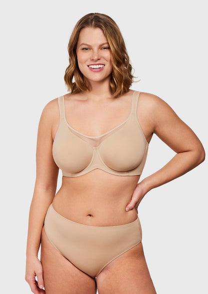 💥Black Friday Sale: Up to 49% Off 🔥Smoothing Unlined Minimizer Underwire Bra
