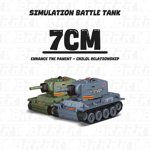 1/64 Mini RC  Tank with Infrared Combat and Rotating Turret