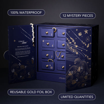 🎄Christmas Sale 50% OFF🔥Atolea Jewelry Gold Advent Calendar 2025