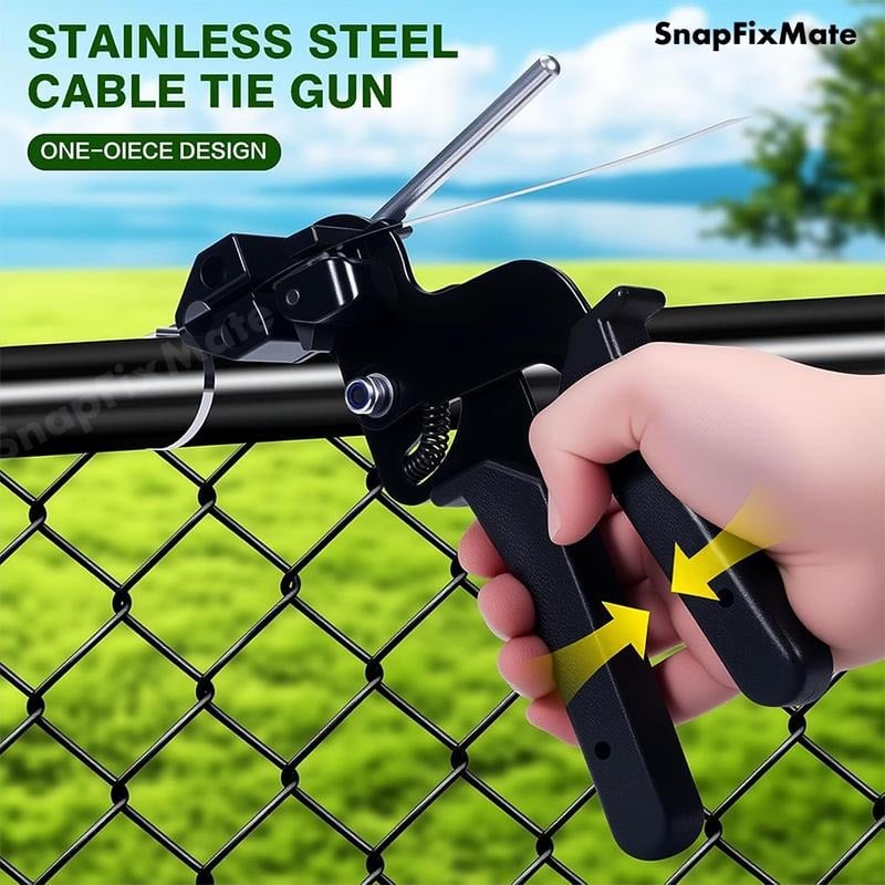 🔥HOT SALE 50% OFF-🛠️ DAFONSO Stainless Steel Zip Tie Kit with Tensioning Tool