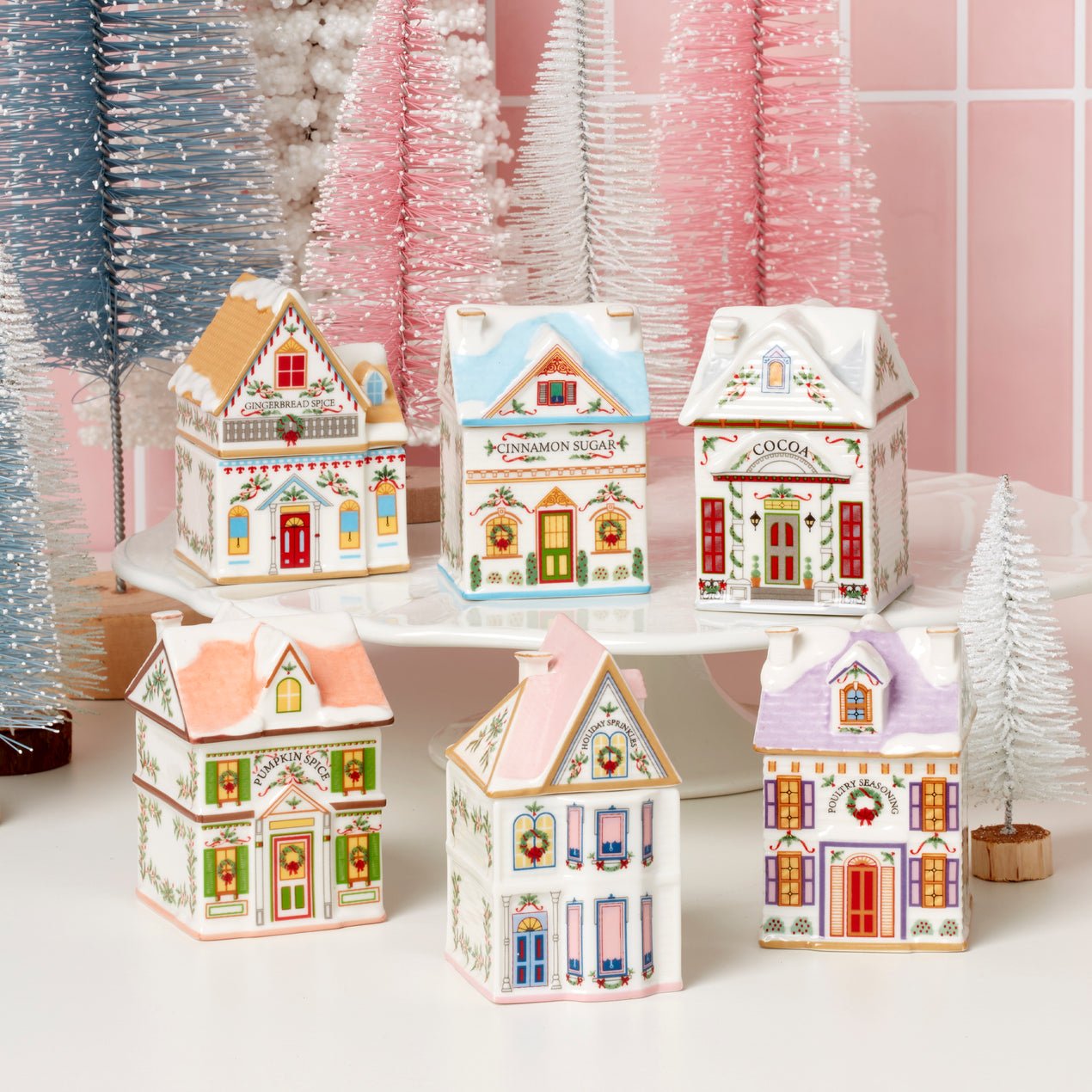 🎄Christmas Sale 50% OFF🔥Mini Holiday Village Spice Houses