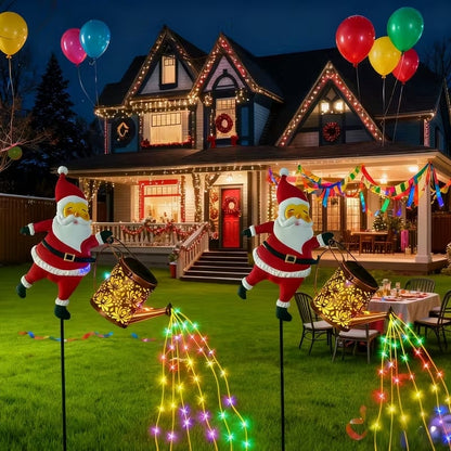 🎅Christmas Claus Solar Kettle Lights