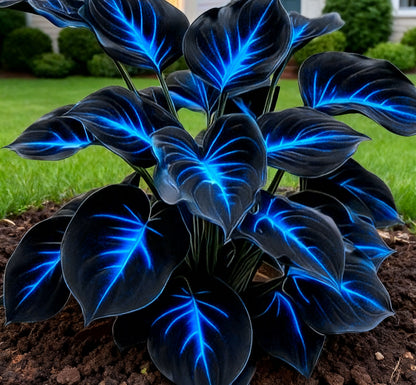 🔥🌌 Glow-in-the-Dark Garden Magic: 🌌Hosta Seeds Perennial Shade Plant