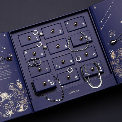 🎄Christmas Sale 50% OFF🔥Atolea Jewelry Gold Advent Calendar 2025