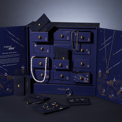 🎄Christmas Sale 50% OFF🔥Atolea Jewelry Gold Advent Calendar 2025