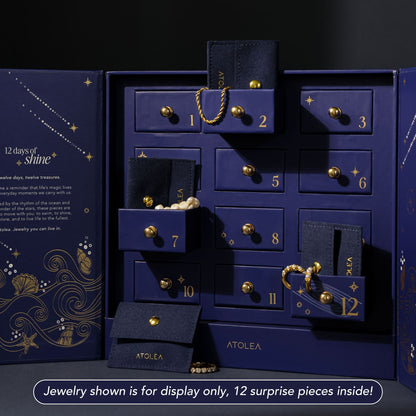 🎄Christmas Sale 50% OFF🔥Atolea Jewelry Gold Advent Calendar 2025