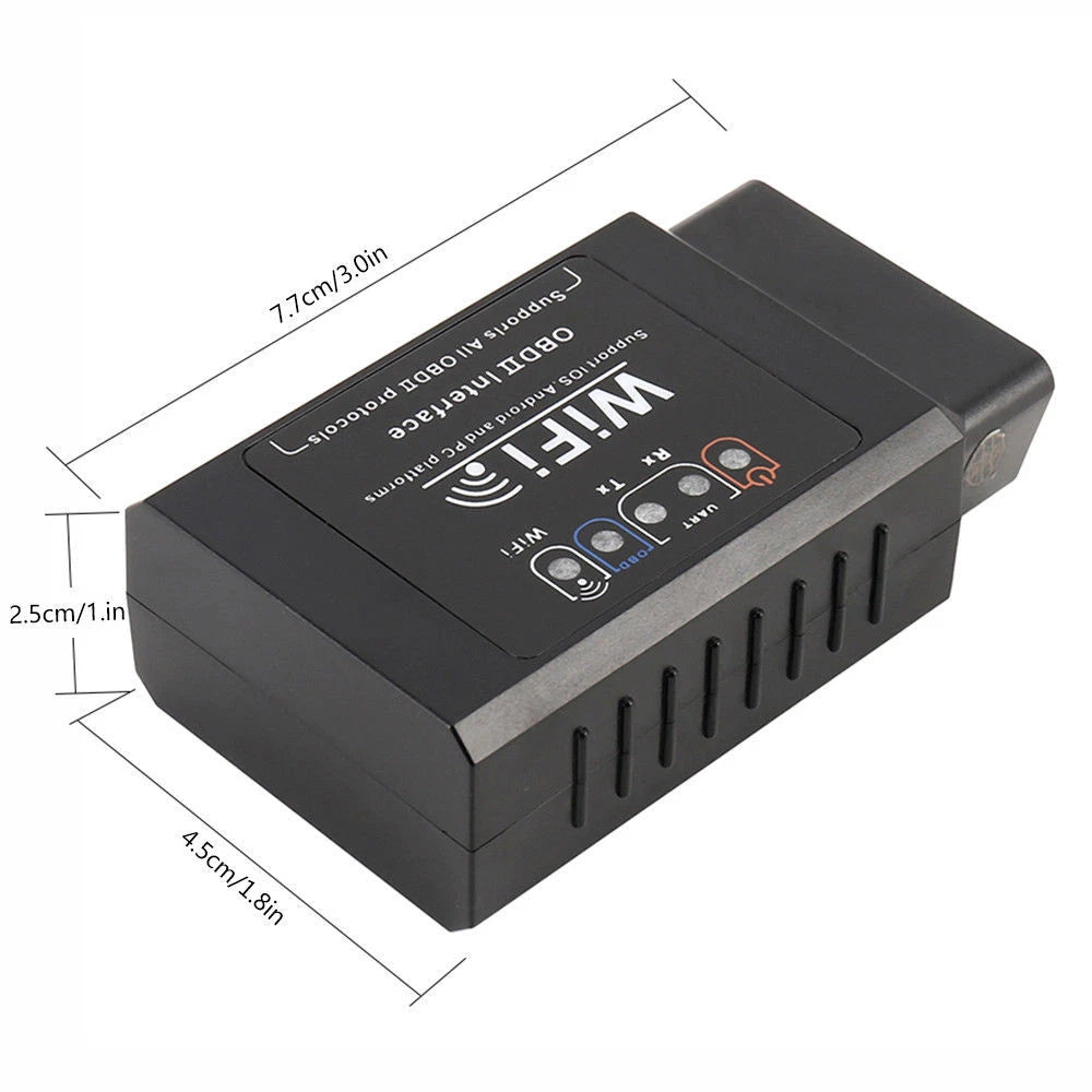 ELM327 WiFi OBD2 OBDII Diagnostic Scanner Code Reader Tool