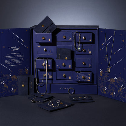 🎄Christmas Sale 50% OFF🔥Atolea Jewelry Gold Advent Calendar 2025