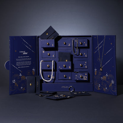 🎄Christmas Sale 50% OFF🔥Atolea Jewelry Gold Advent Calendar 2025